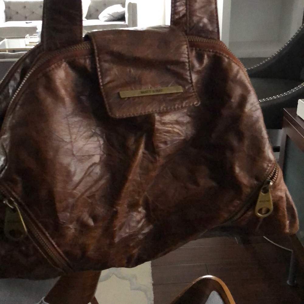Matt and Natt beautiful brown bag!